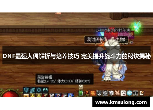 DNF最强人偶解析与培养技巧 完美提升战斗力的秘诀揭秘